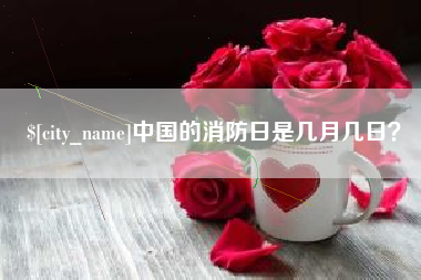 茂名中国的消防日是几月几日？