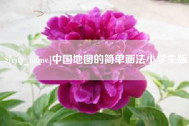 茂名中国地图的简单画法小学生版