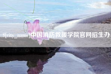 茂名中国消防救援学院官网招生办
