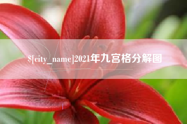 茂名2021年九宫格分解图