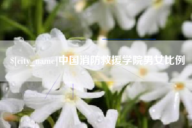 茂名中国消防救援学院男女比例