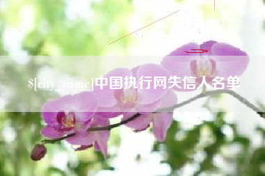 茂名中国执行网失信人名单